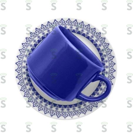  Xícara Para Chá Oxford Donna Grécia Com Pires 200ml 1 Unidade