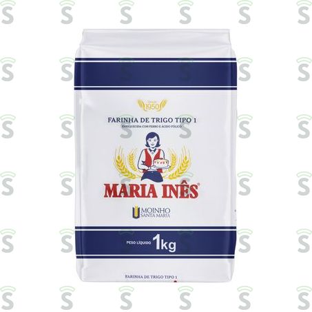  Farinha de Trigo Tipoaria Inês Pacote 1kg 1m