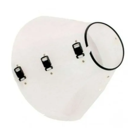 Colar elizabetano GM Pet nº9