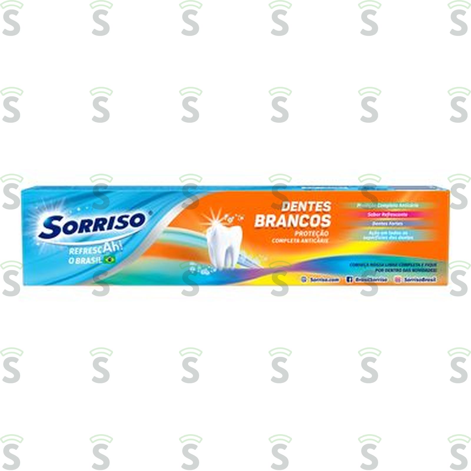 Creme Dental Sorriso Dentes Brancos Caixa 120gr