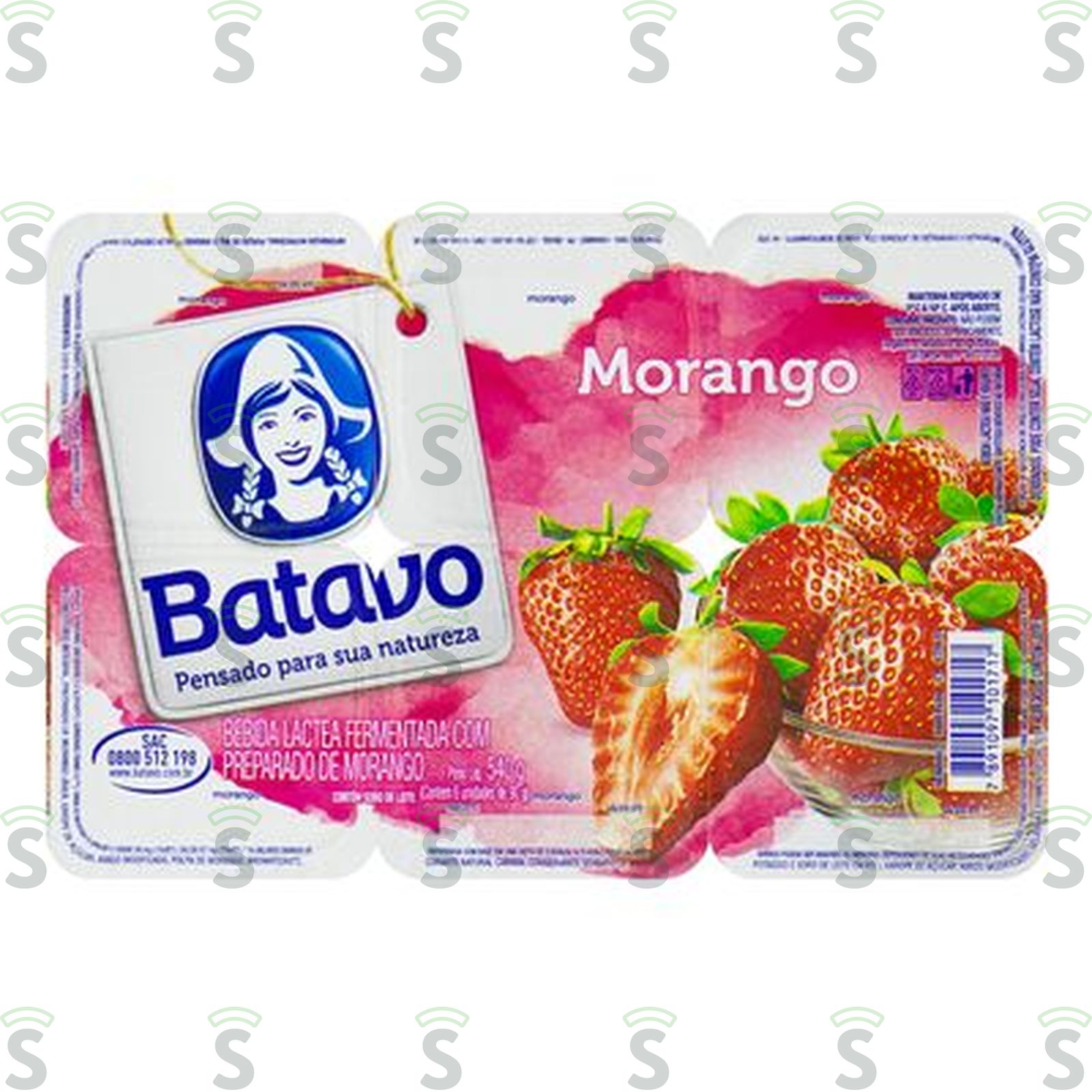Batavo-bebida lactea 510g morango