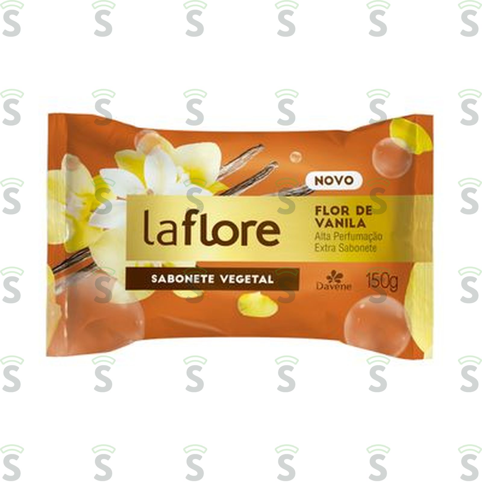 Sabonete Barra Vegetal Flor de Vanila Davene La Flore 150G