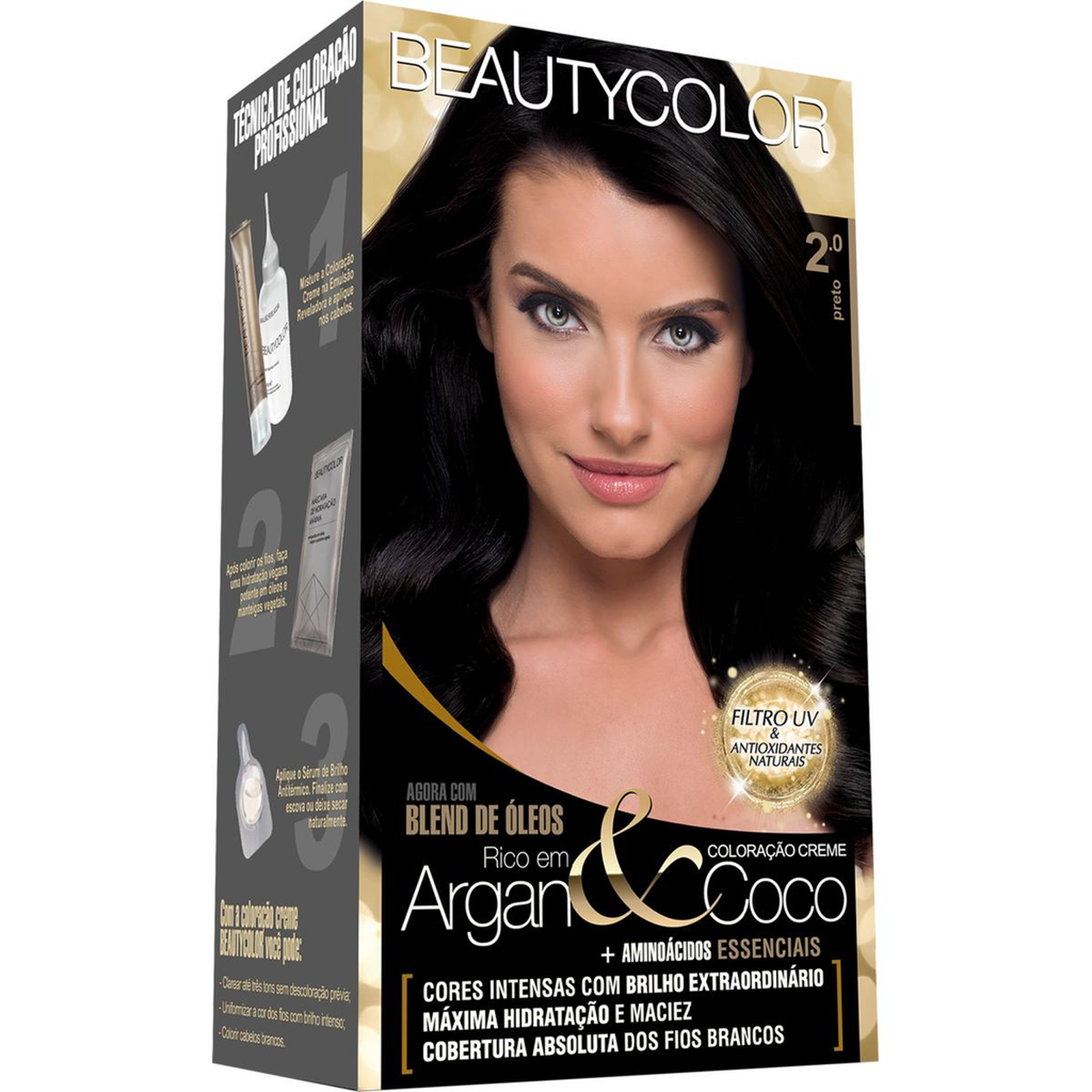 Tintura BeautyColor Preto 2.0