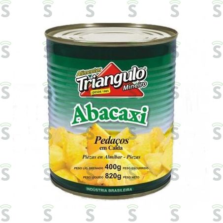  Abacaxi Em Calda Triangulo Pedaços 400g