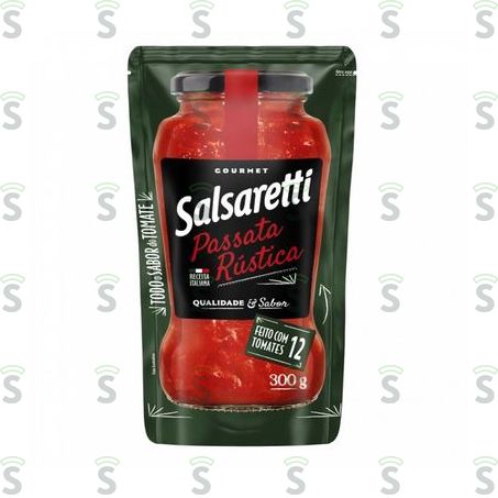  Molho Passata Rustic 300g Salsaretti Sc
