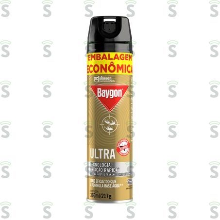  Inseticida Aerossol Baygon Ultra Frasco Embalagem Econômica 360ml