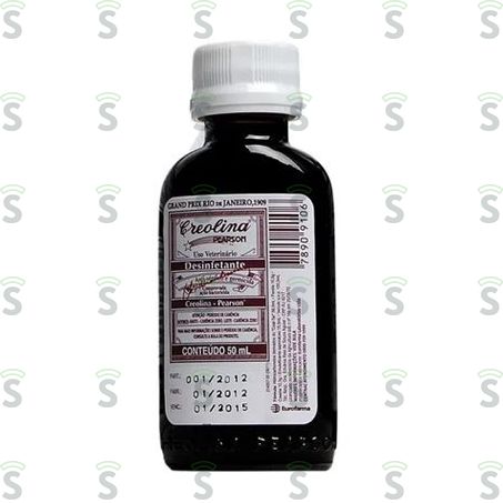  Desinfetante Pearson Creolina Embalagem 50ml