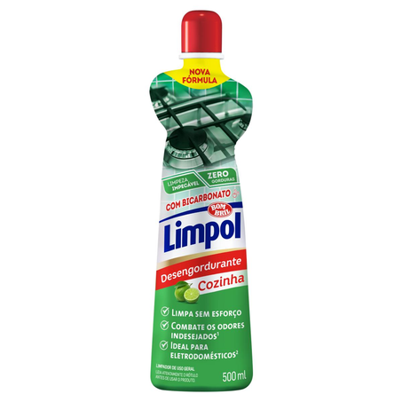 Limpador Limpol 500ml - Desengordurante - Squezze