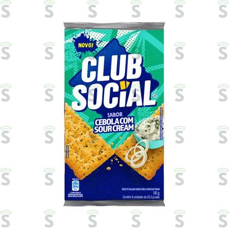  Club Social-biscoito 144g Cebola Sour Cr