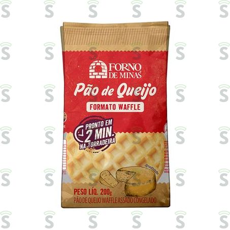  Waffle Forno de Minas Pão Queijo 200g