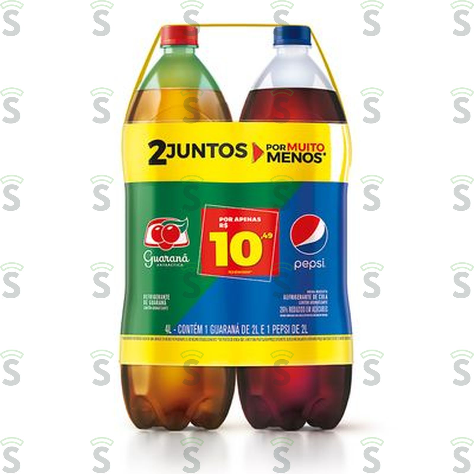 Refrig guarana antarctica 2l+ pepsi 2l