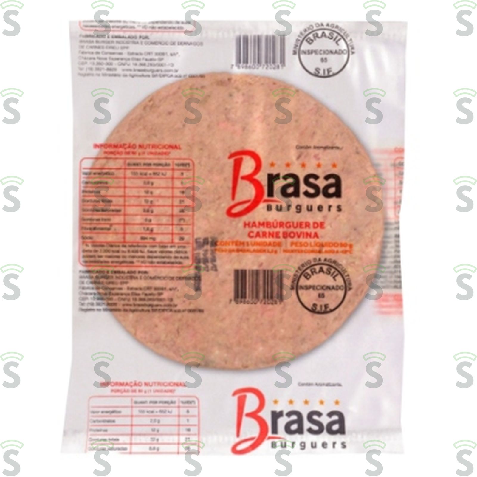 Hambúrguer Misto Brasa Burguers 56G