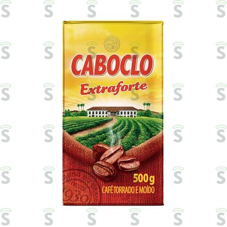  Café Torrado e Moído a Vácuo Caboclo Extraforte  Pacote 500gr