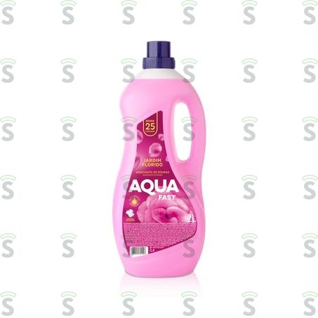  Amaciante de Roupa Diluído Jardim Florido Aquafast Frasco 2lt