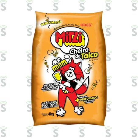  Areia Sanitaria Mitzi Talco 4kg