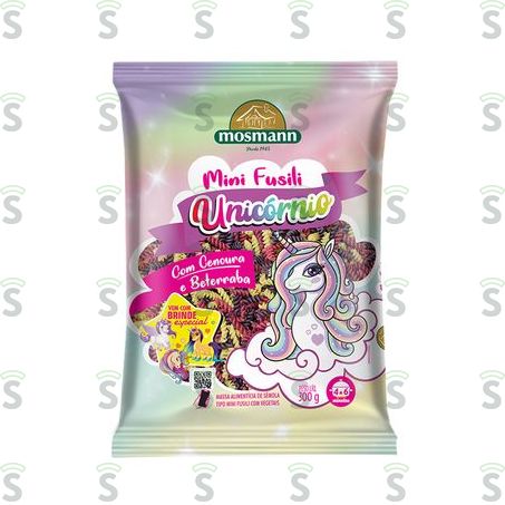  Massa Mini Fusilli Unicorn.mosmann 300g
