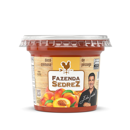 Doce Fazenda Sedrez 400g - Pêssego