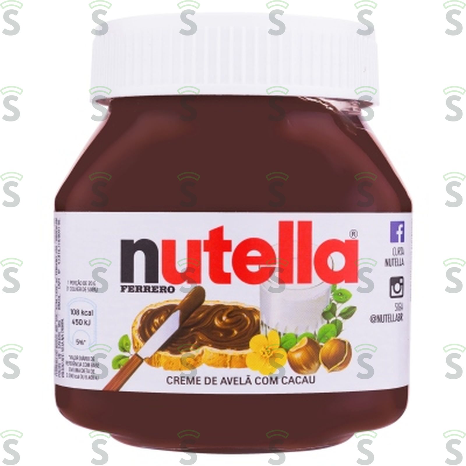 Creme de Avelã Nutella com Cacau Pote 650gr