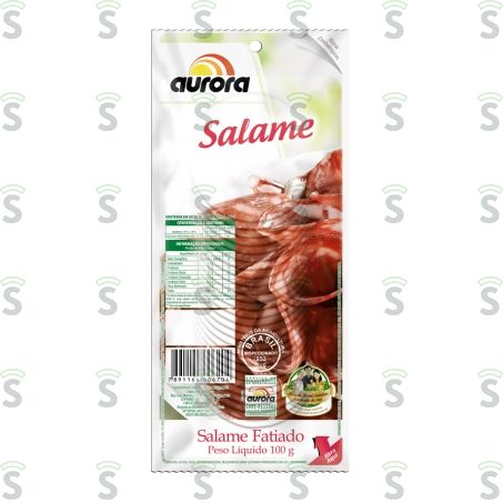  Aurora-salame Fatiado 100g