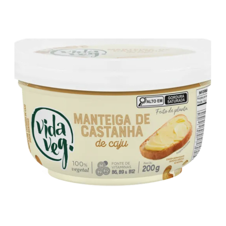 Manteiga Castanha de Caju Vida Veg 200g
