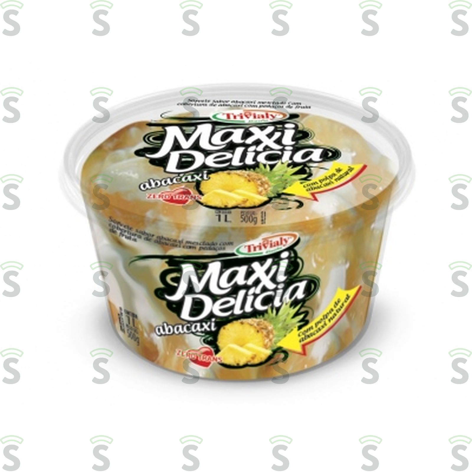 Sorvete Trivialy Maxxi Abacaxi 1LT