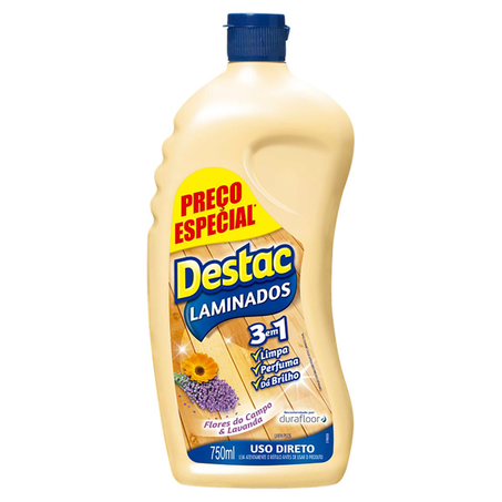 Limpador Destac 750ml - Pisos Laminados - Com 20% de Desconto