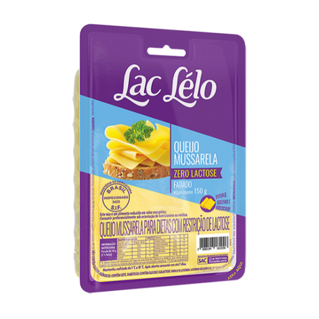 Queijo Mussarela Lac Lélo Sem/lac 150G