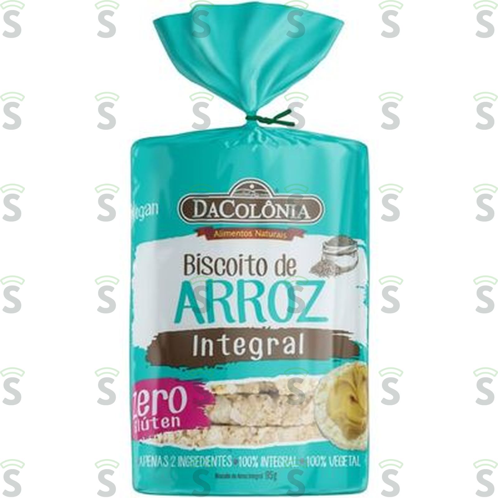 Biscoito de Arroz Integral Dacolônia Pacote 95G