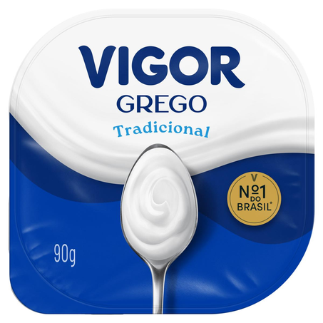 Iogurte Grego Vigor 90g - Tradicional