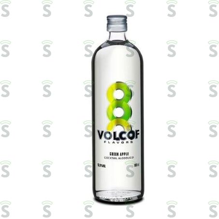  Vodka Cocktail Green Apple Volcof 900ml