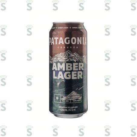  Cerveja Patagonia Amber Lager Lata 473ml