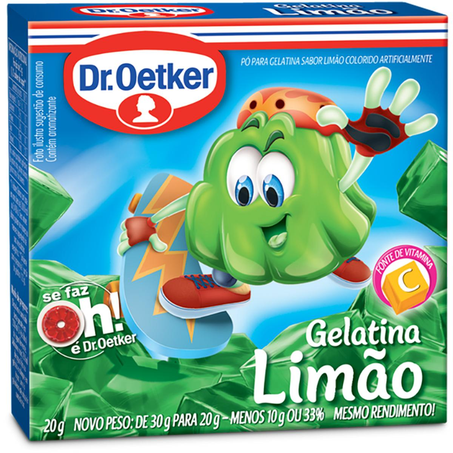Gelatina Dr. Oetker 20g - Limão