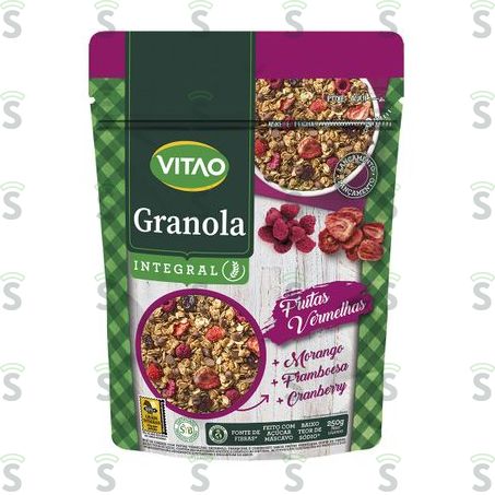  Granola Vitão Integral Frutas Vermelhas 250g
