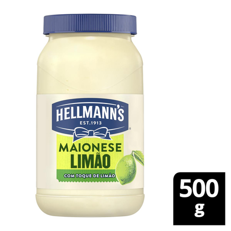 Maionese Hellmanns 500g - Limão - Pote