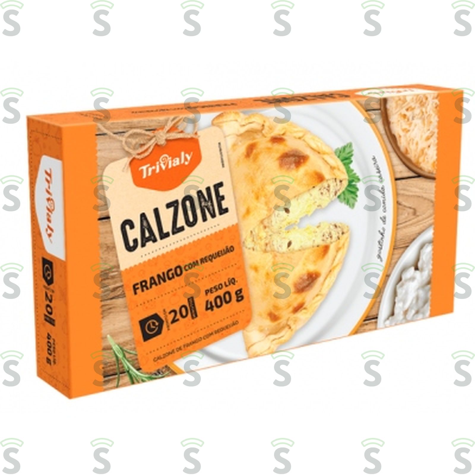 Calzone Trivialy Frango 400G