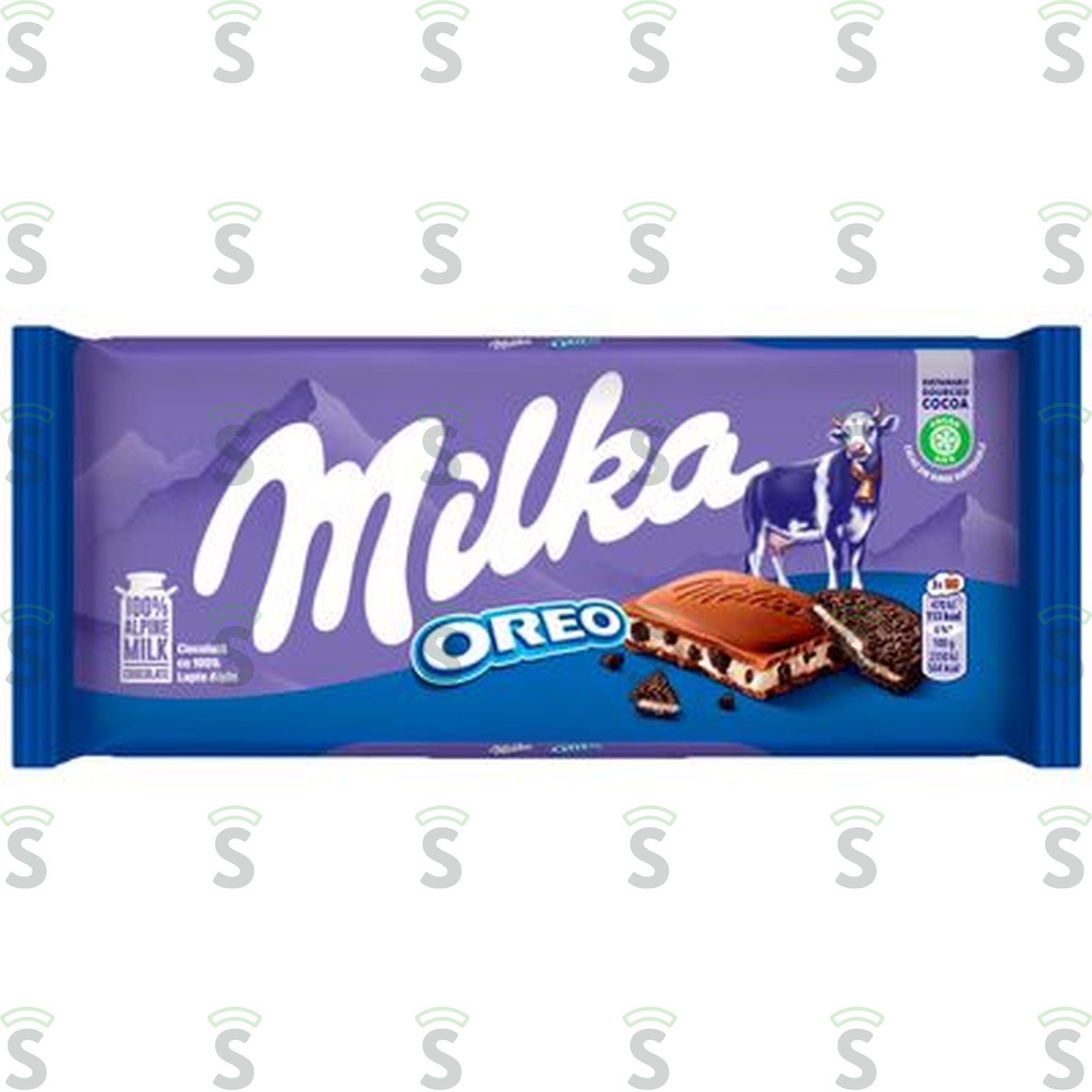 Chocolate Barra Milka Oreo Embalagem 100G