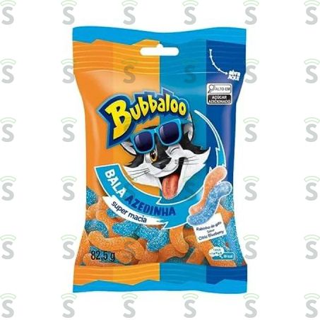 Bubbaloo-bala 82.5g Azedinha Bluebbery
