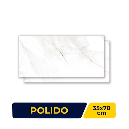  120946 - Delta Porc 35x70 Bianco-35 Polido 2955-a