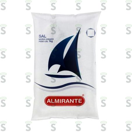  Sal Moído Almirante Pacote 1kg