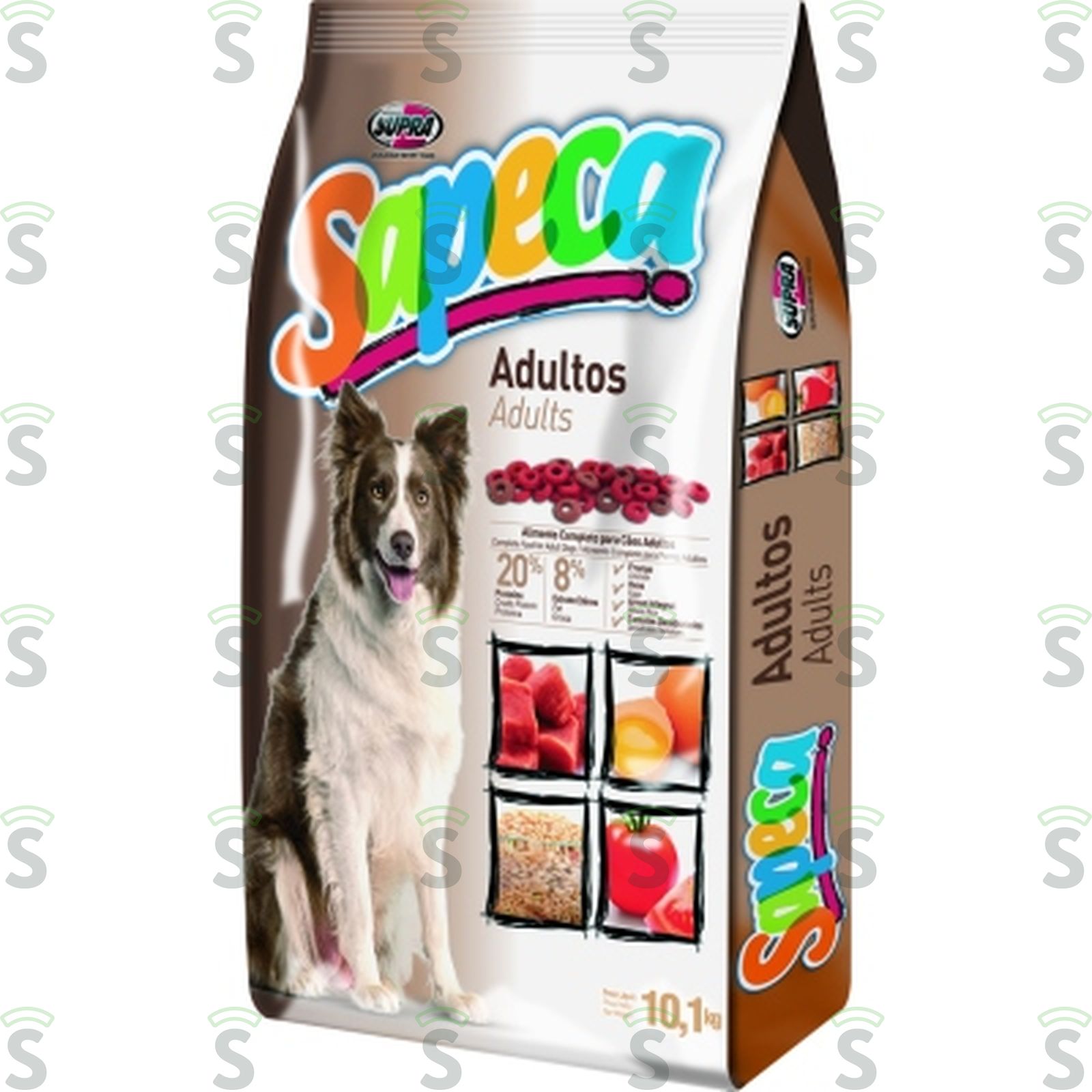 Sapeca-alimento 10.1kg p caes adultos