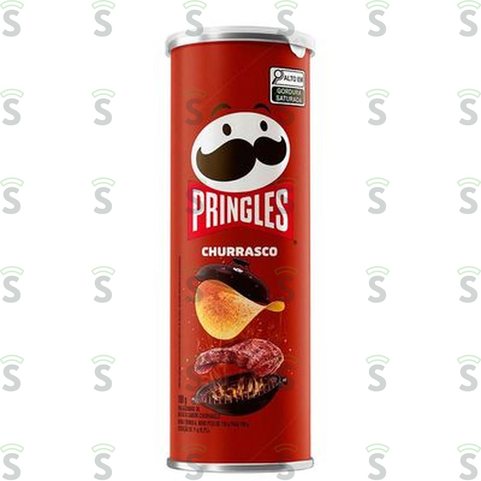 Salgadinho de Batata Pringles  Sabor Churrasco Pote 109gr