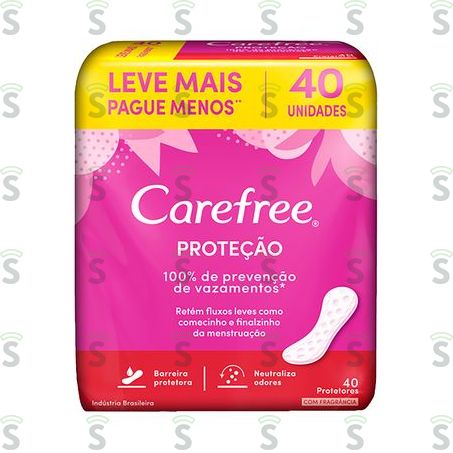  Carefree-protetores Lv+pg- C/40 C/fragan