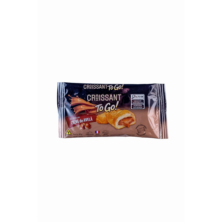 Pão Croissant Recheado To Go Creme de Avelã 60g