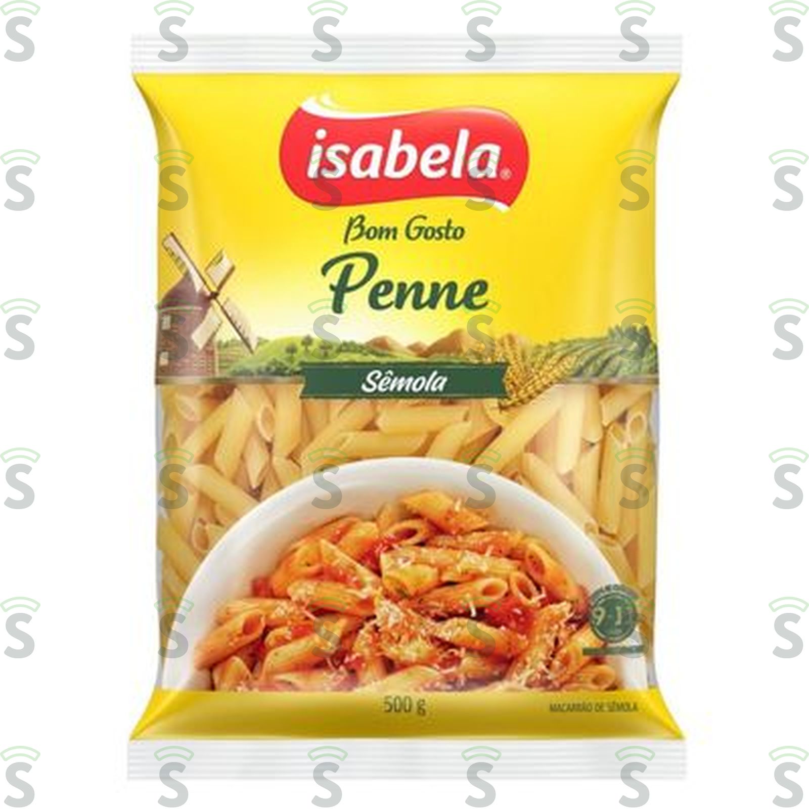 Macarrão Isabela Bom Gosto Pena Embalagem 500G