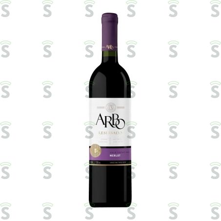 Vinho Brasileiro Tinto Seco Arbo Merlot Serra Gaúcha  Garrafa 750ml