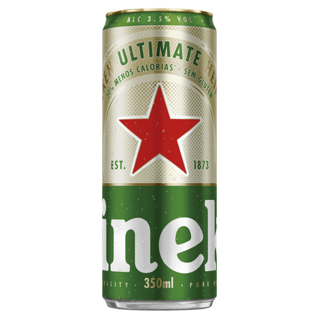 Cerveja Heineken Ultimate Lager Puro Malte Sem Glúten 350ml