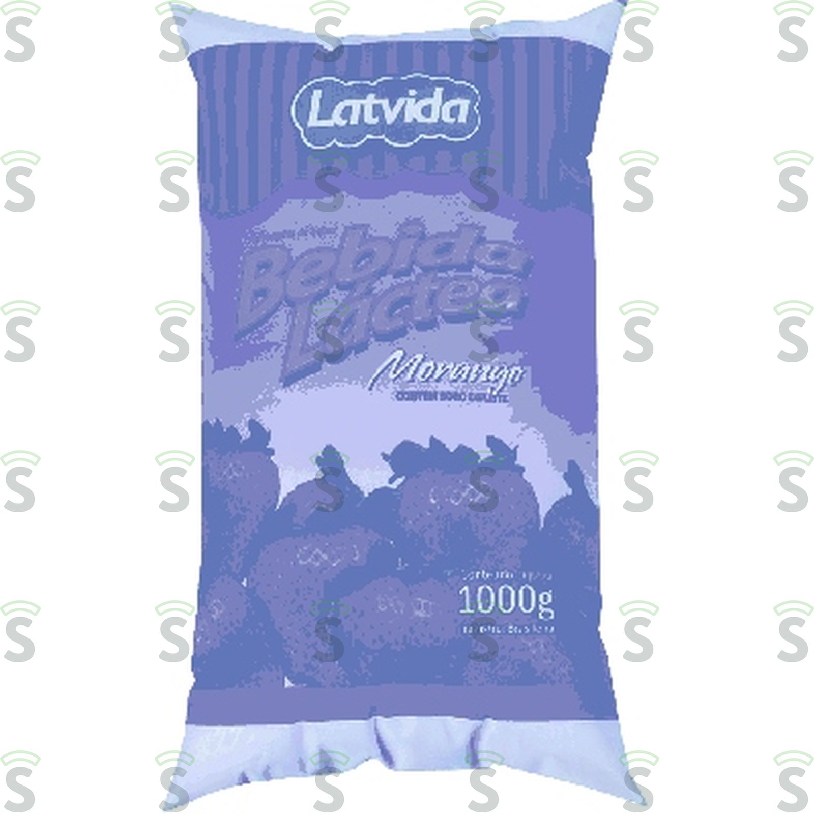 Bebida Láctea Latvida Morango Saco 1LT