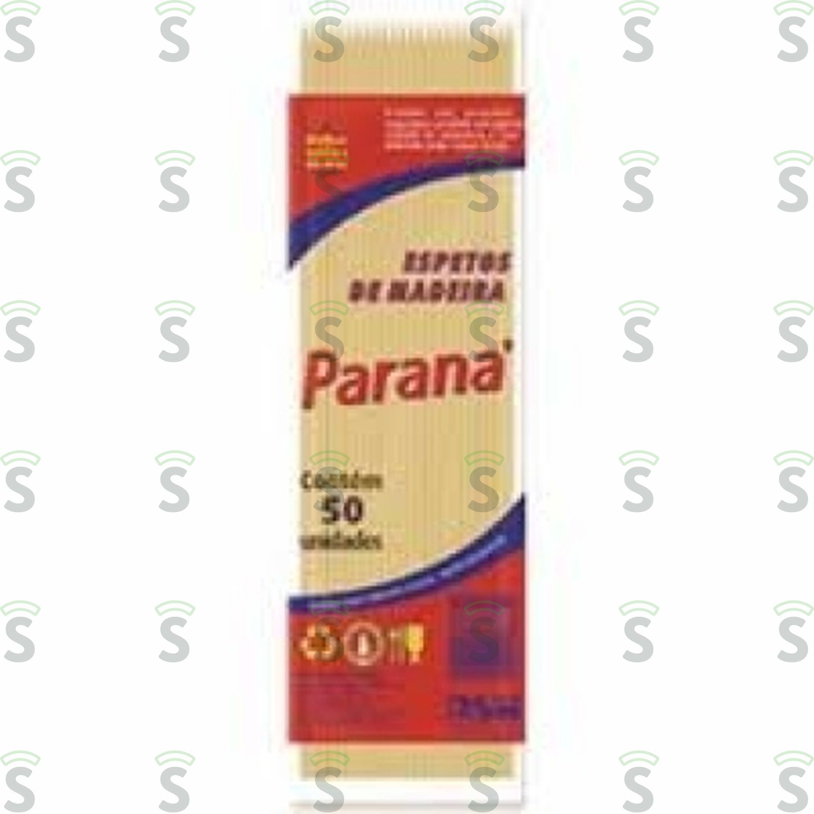 Espeto de Madeira Paraná 25cm Caixa 50un