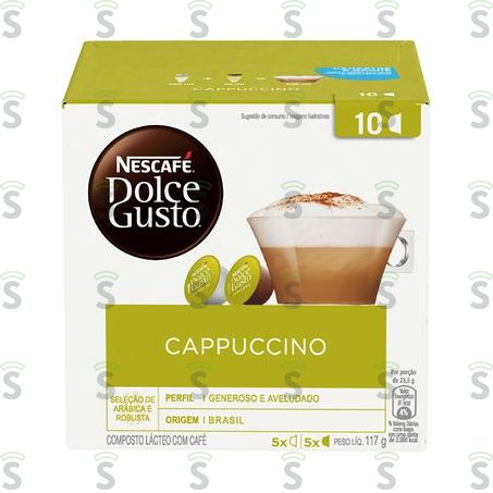  Café Em Cápsula Nescafé Dolce Gusto Cappuccino Caixa Com 10un - 117gr