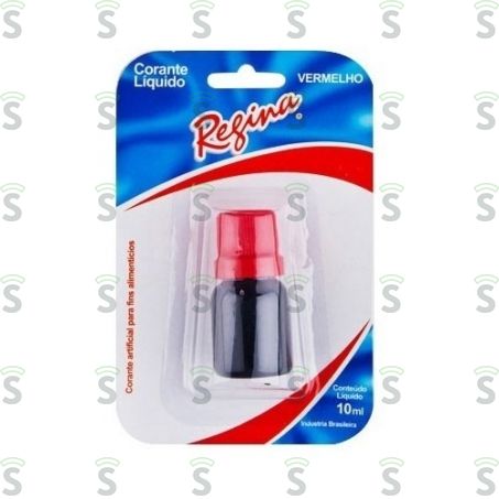  Corante Alimentício Líquido Regina Vermelho Frasco 10ml